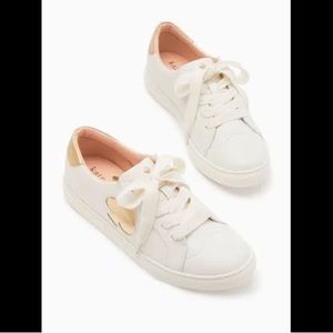 Kate Spade white leather shoes